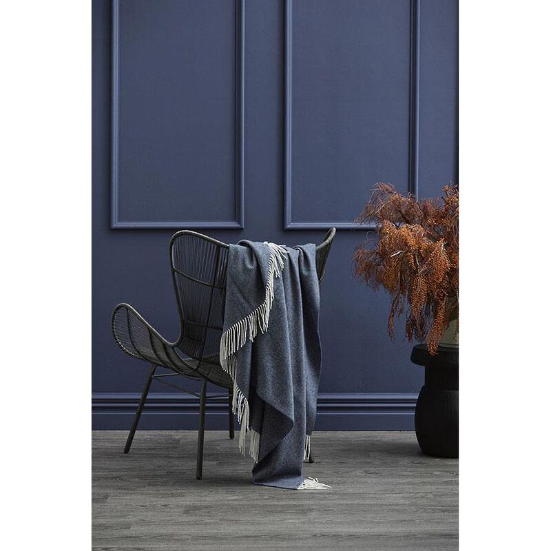 Baya Bambina Cashmere & Merino Throw Aegean 140x200cm image number 1